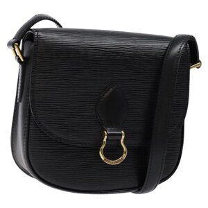 LOUIS VUITTON Epi Saint Cloud PM Shoulder Bag Black M52212 LV Auth 134192